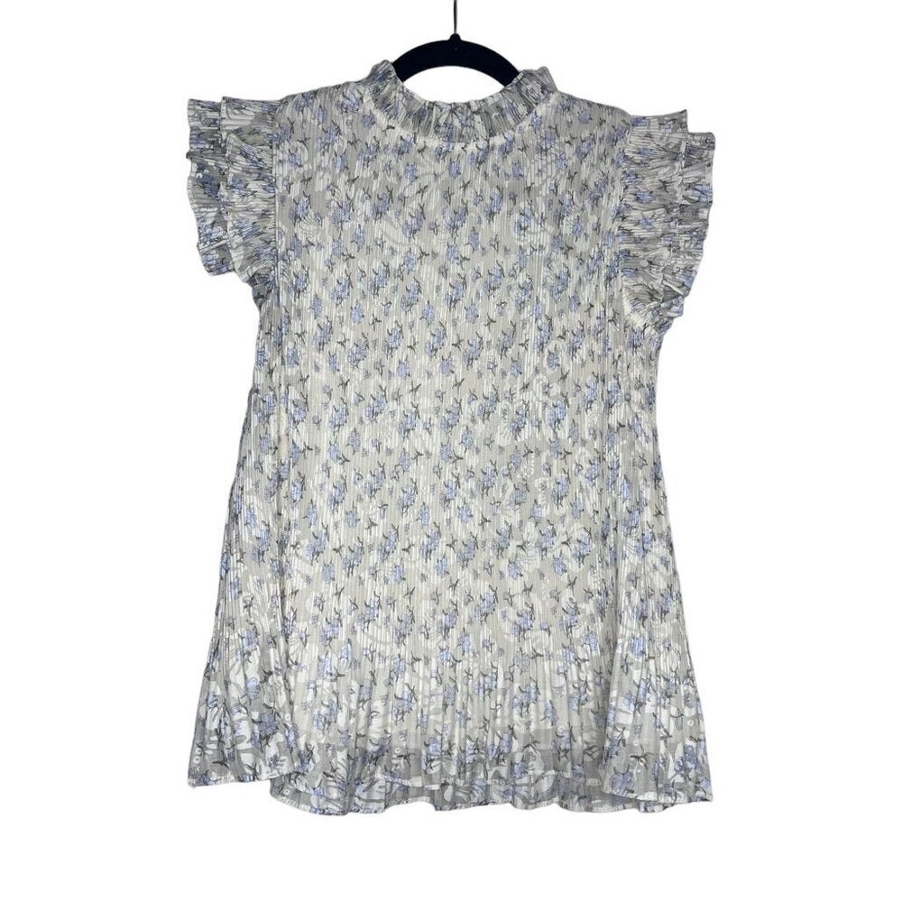 NWT TCEC Women’s Multi Color Floral Top - Picture 1 of 4